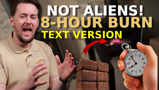 Night Briquettes Keep Your Stove Burning All Night (New Video)