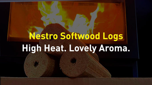 High Heat Output & Delightful Aroma: Nestro Softwood Logs