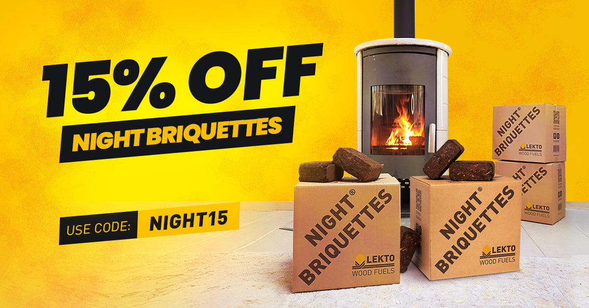 15% OFF Night Briquettes – Lekto Woodfuels Ltd